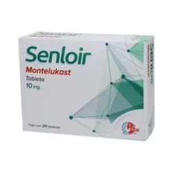 Senloir Montelukast 10 mg, Caja con 20 Tabletas