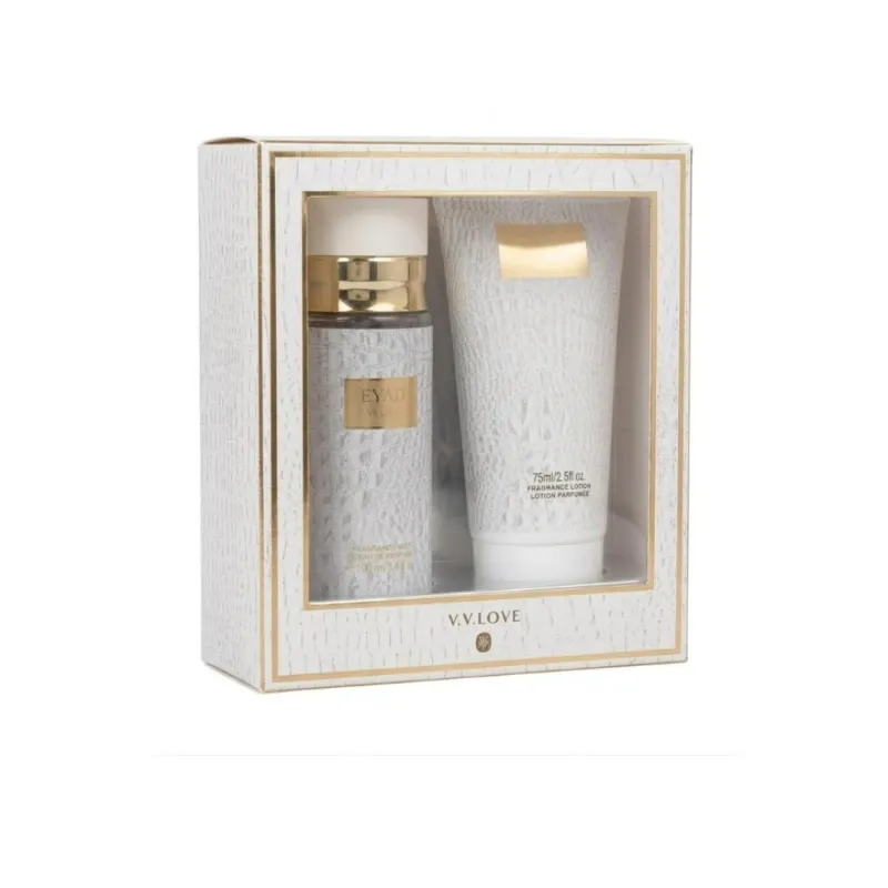 Set de Colonia y Crema para Mujer Perfume 100 ml + Loción corporal 75 ml