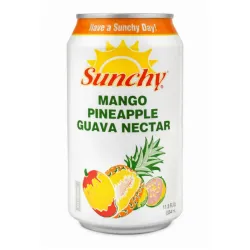 Sunchy Néctar de Mango, Piña y Guayaba 334 ml (11.3 fl oz) | Lata