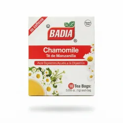Té de Manzanilla 10 Bolsitas – 100% Natural