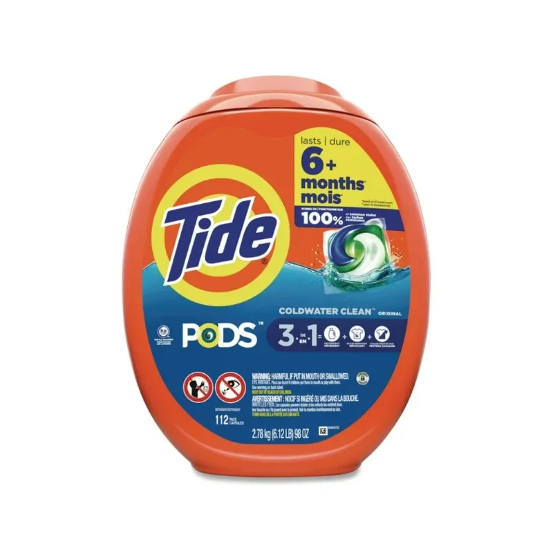 Tide PODS Detergente para Ropa 112 Unidades | Limpieza 3 en 1