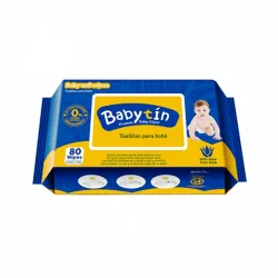 Toallitas Húmedas con Aloe Babytín 80 Unidades