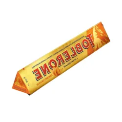 Toblerone – Barra de chocolate (puede ser amarilla o negra)