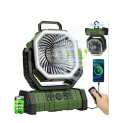 Ventilador Modelo F6 – 20000 mAh – Con Mando a Distancia y Cable USB (Garantía de 5 días)