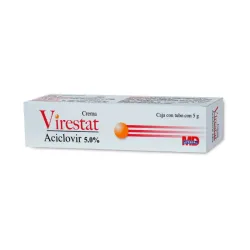 Virestat Aciclovir 5% Crema Antiviral, Tubo con 5 g