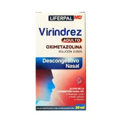 Virindrez Adulto Oximetazolina 0.050% | Atomizador Nasal 20 ml