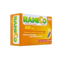 Vitamina C Ramico Ácido Ascórbico 500 mg – 30 Cápsulas