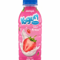 Yogur de Fresa Gustatini Probiótico 1Litro 