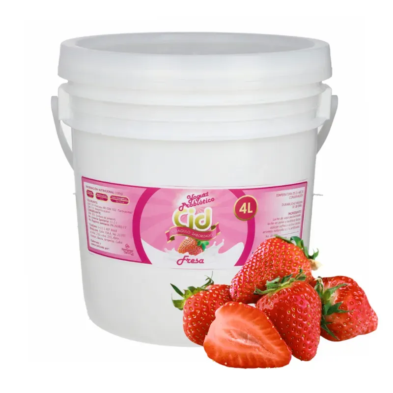 Yogurt de Fresa Cid Cubano 4 Litros 