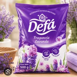 Detergente Defá 🪻🪻 Fragancia Lavanda 500G