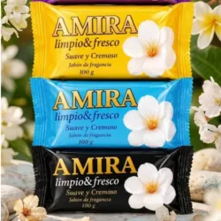 Jabones de baño Amira 100G (4 unidades )