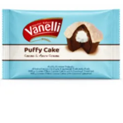 Puffy cake  Vanelli chocolate con cubierta de chocolate 