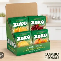 Zuko (4 sobres sabor variado )