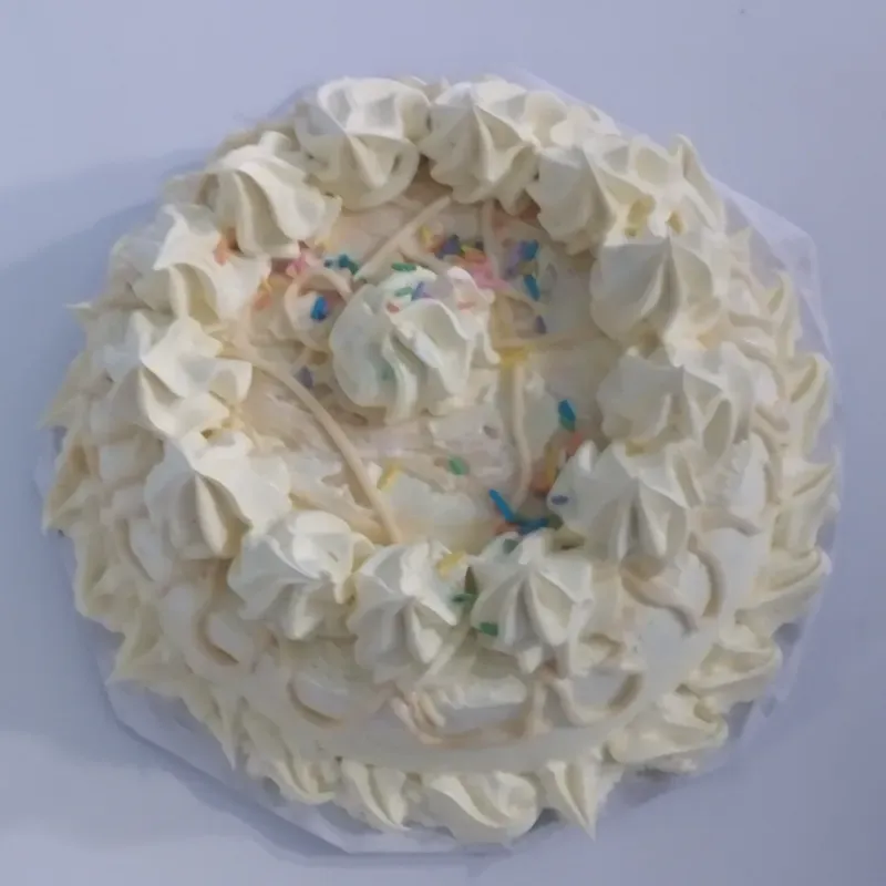 Cake Vainilla con chocolate blanco 