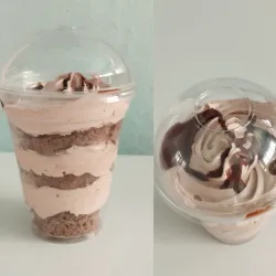 Domo de crema de chocolate