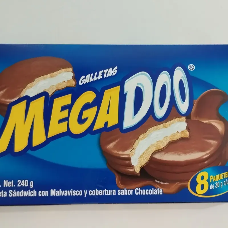 Galleta cubierta chocolate 8 u