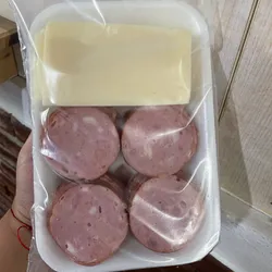 Bandeja de jamón ahumado y queso gouda 1lb