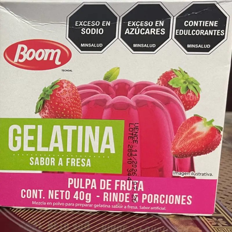 Gelatina fresa 