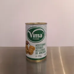 Aceitunas verdes rellenas de anchoas