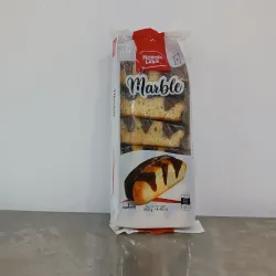 Bizcocho marmoleado de chocolate