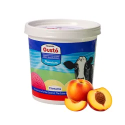 Helado Gustó de durazno