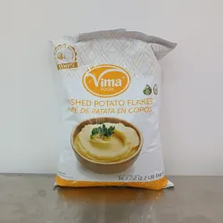 Puré de papa en copos