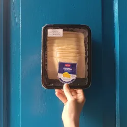 Queso gouda lasqueado