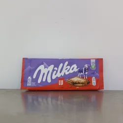 Tableta de chocolate con leche Milka LU