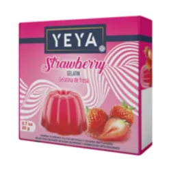 Gelatina sabor fresa YEYA (20 g)
