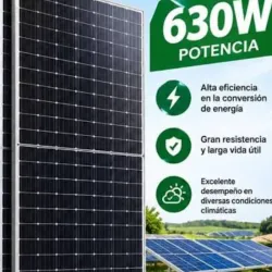 Paneles solares 630w