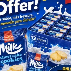 Paquete de galletas Milk 12u