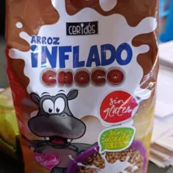 Arroz inflado de Chocolate