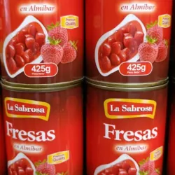 Fresas en almíbar