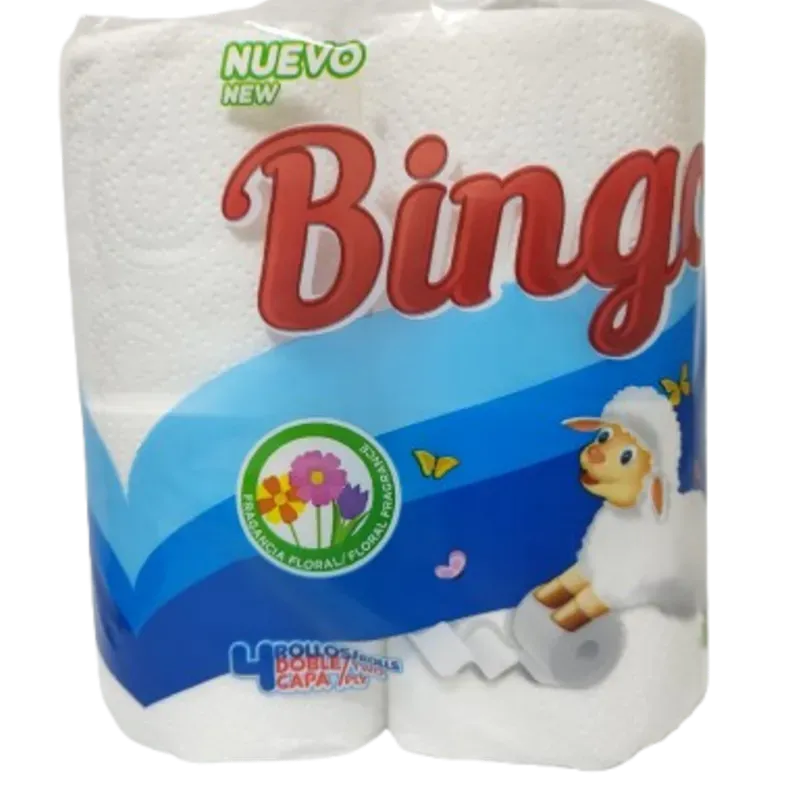 PAPEL BINGO 4 ROLLOS