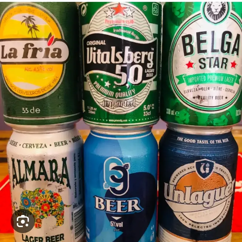Caja de cerveza importada 
