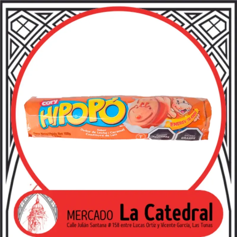 Galletas Hipopó Leche condensada