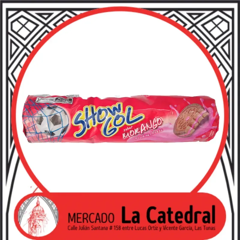 Galletas Show Gol sabor Fresa