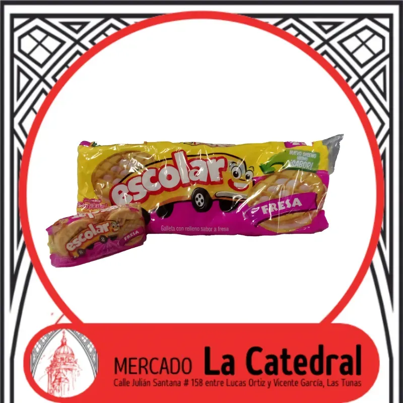 Galletas Escolar (Fresa)