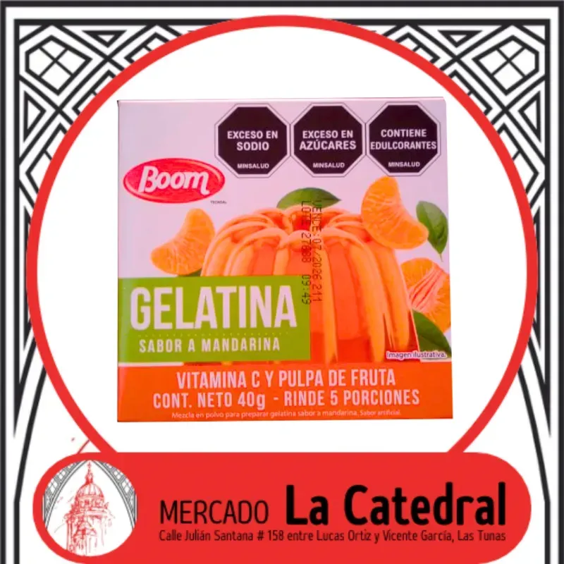 Gelatina sabor Mandarina