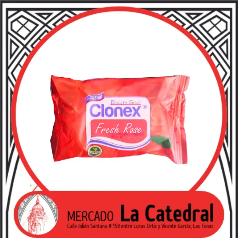 Jabón Clonex de Rosas