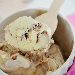 Helado Rizado de Vainilla con Chocolate 