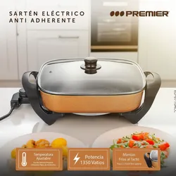 Sartén eléctrico marca premier 