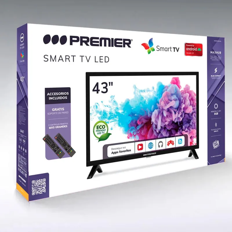 Smart TV Premier de 43 pulgadas