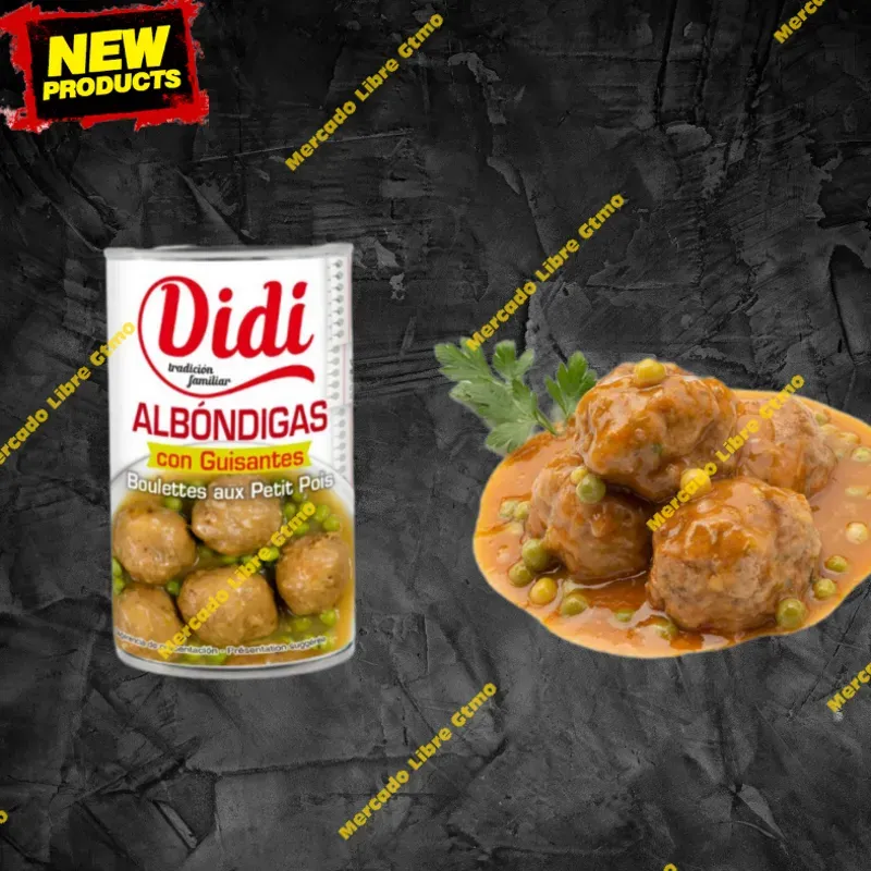 Albóndigas con guisante 