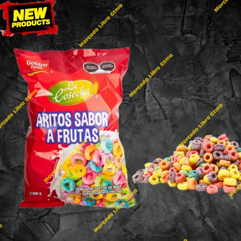 Aritos con sabor a frutas 