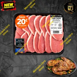 Chuletas de Cerdo Deshuesadas 2.21 lb