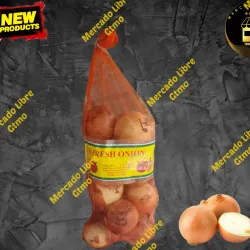 Paca de Cebollas Blancas de 5 Kg