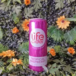 Life Cider de frambuesa tropical