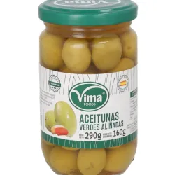Aceitunas verdes aliñadas