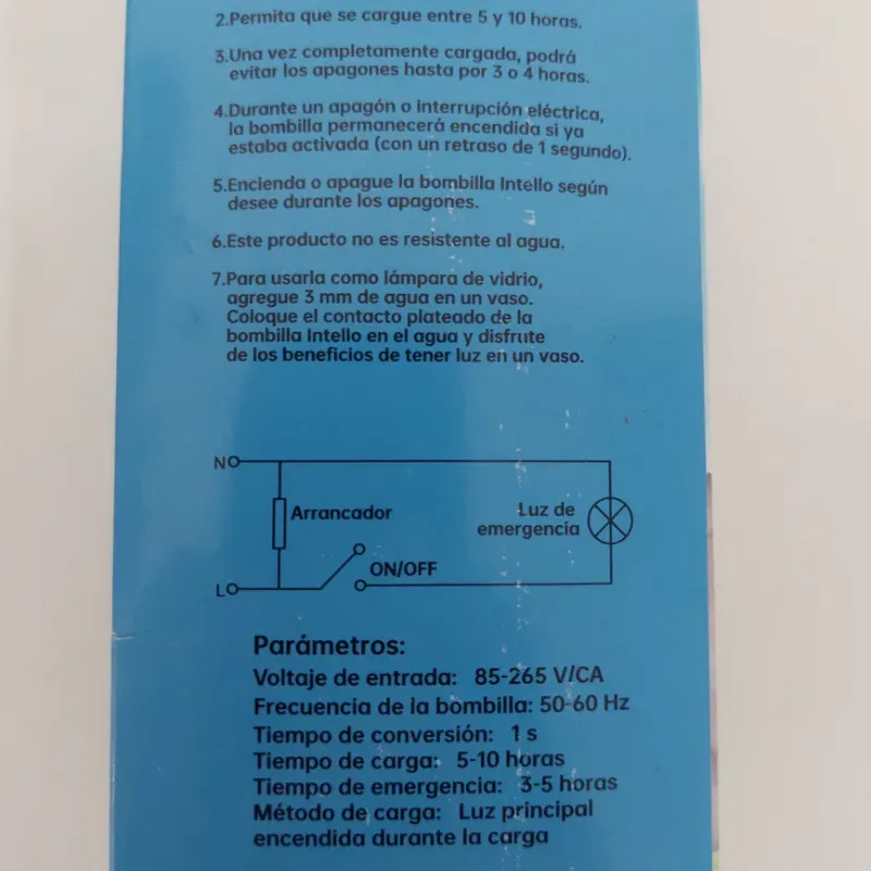 Bomilla LED + Batería integrada